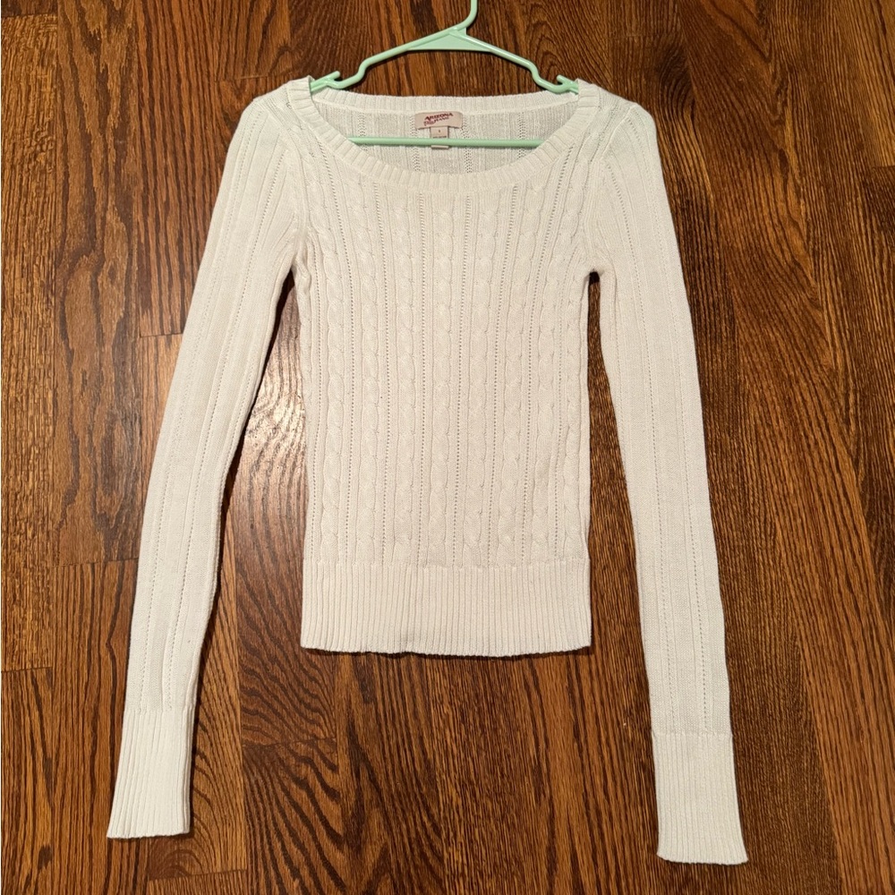 NWOT White Knit Sweater